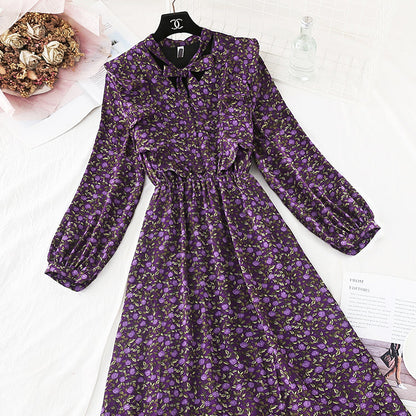 French style first love, retro super immortal, slim waist  3824