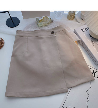 Korean retro fashion design, slim Hip Wrap Skirt  5350