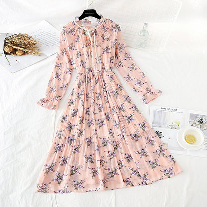 Retro floral Platycodon grandiflorum skirt fairy super xiansen series  3841