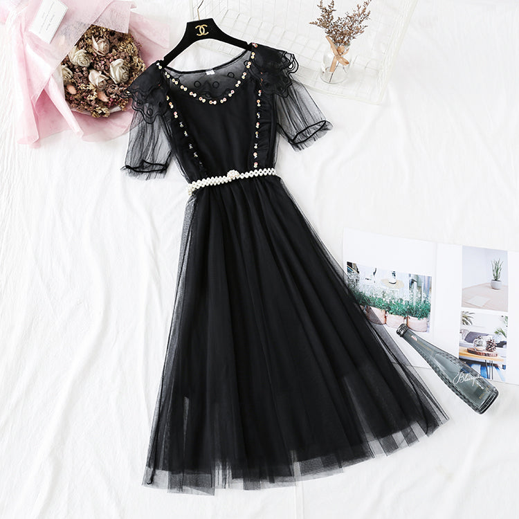 Baby collar wisdom smoked French Platycodon skirt super xiansen series  4342