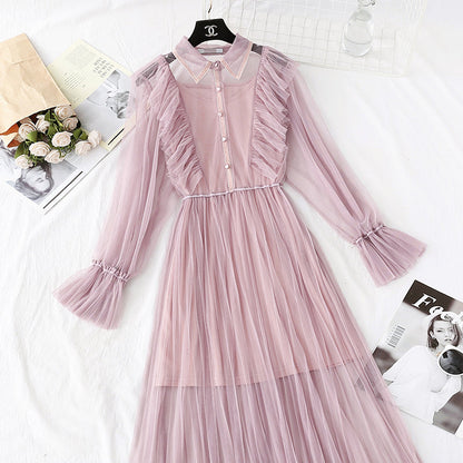 Gentle wind fairy super fairy series mesh dress  3982