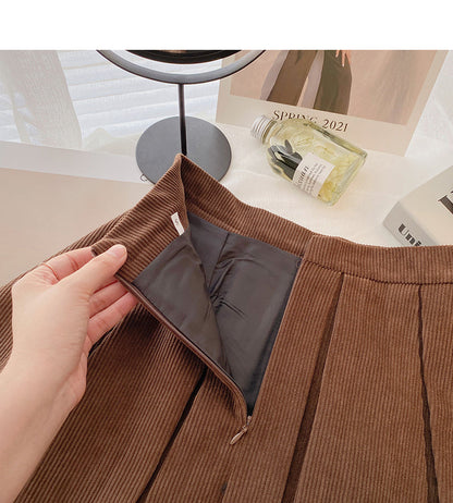 New Korean fashion retro slim skirt  5643