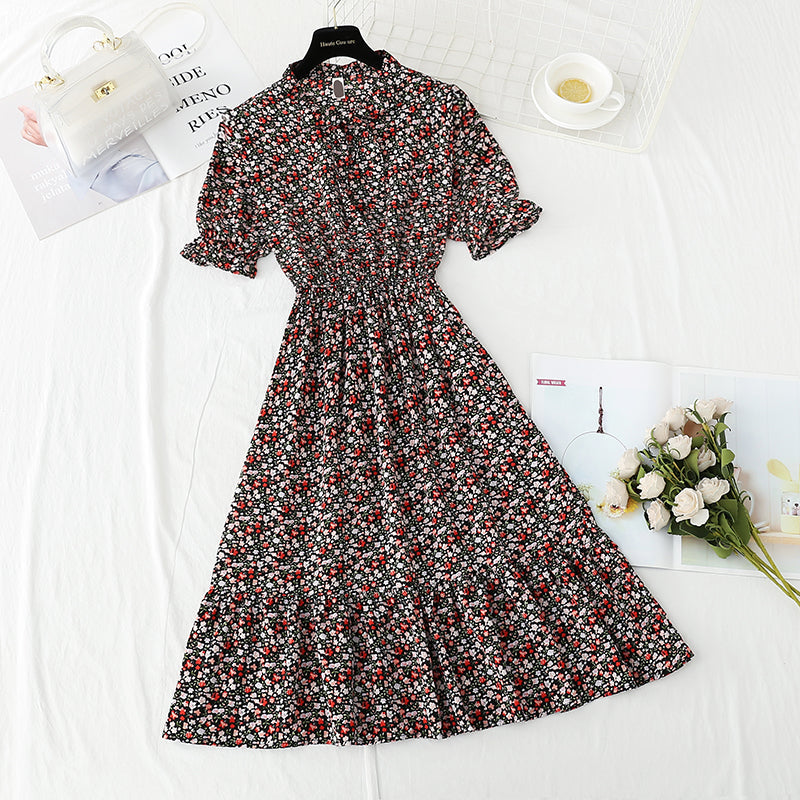 Little Floral Dress French Chiffon  4903