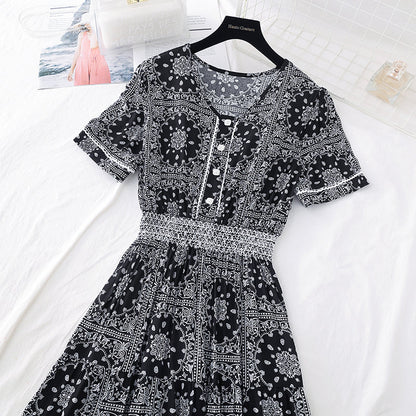 New Retro French holiday dress  4215