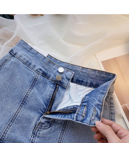 Korean style slim and age reducing Ruffle Skirt  5661
