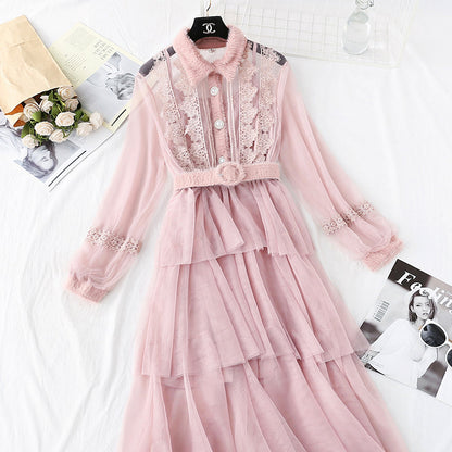 Fairy super xiansen series mesh dress  3980