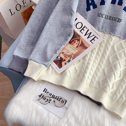 High neck sweater design sense of minority knitted bottoming shirt  5230