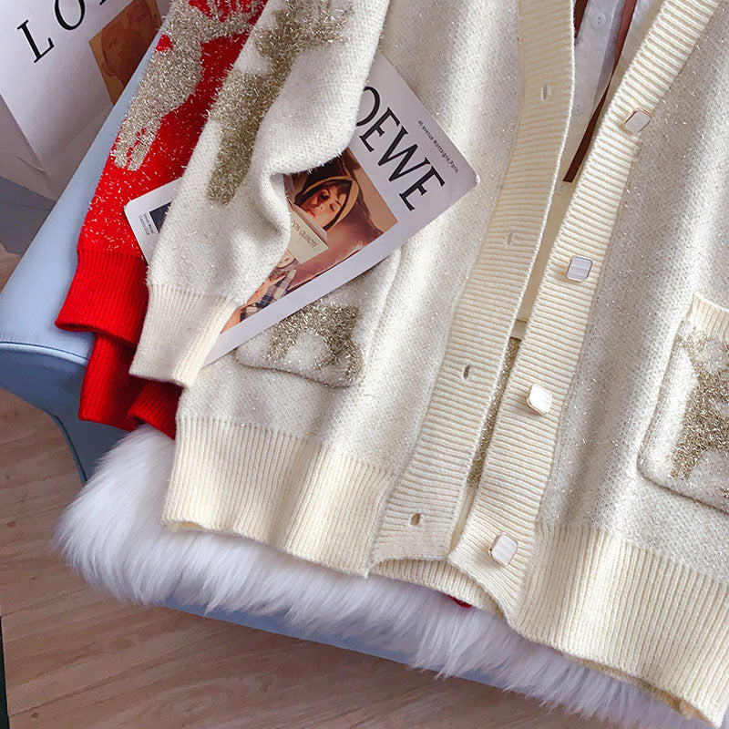 The new loose and foreign style is wearing a lazy top  5252