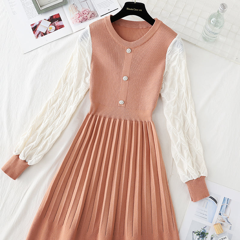 Design sense, aging temperament, slim fit, bottom skirt  4754