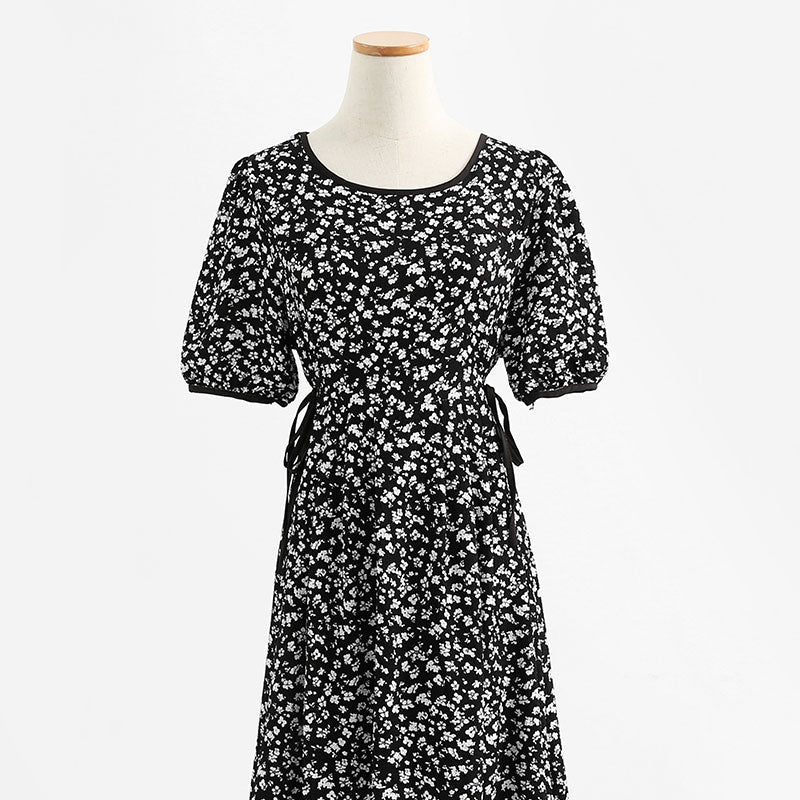 New chiffon dress with slim waist  4279