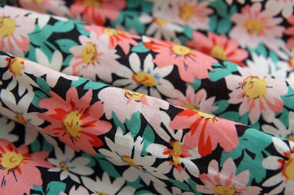 Spring and summer floral skirt, high waist A-line umbrella skirt , safety bouffant skirt  3587