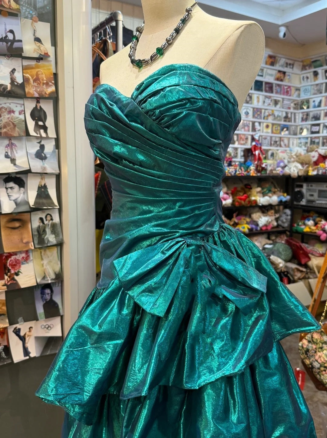 Green satin short homecomming, birthday party dress gh4650